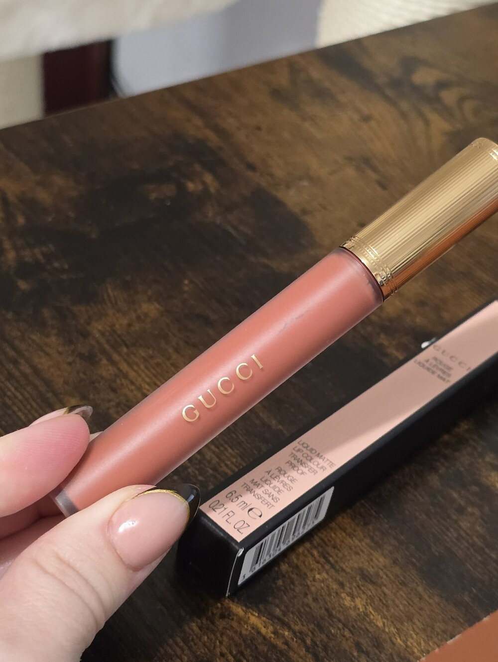 Gucci Liquid Matte Lipstick - May Peach - Picture 5 of 7